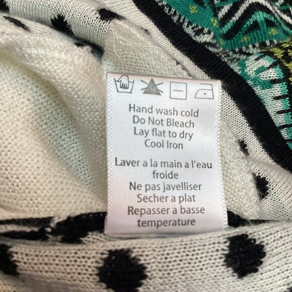 Icelandic Design Womens Large Patterned Wool Acrylic Blend Pullover Sweater - Picture 10 of 11